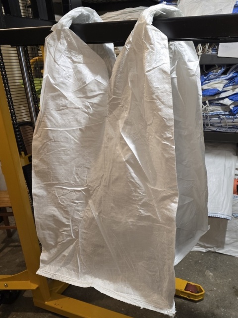 Worek Big Bag | Góra Otwarta | Dno Płaskie | 2 Solidne uchwyty | 60X60X60cm | SWL: 200kg | Nowy | Model 004