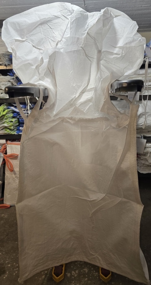 Worek Big Bag | Góra Fartuch | Dno Płaskie | 81x110x135cm | 1000kg | Nowy | Model 301