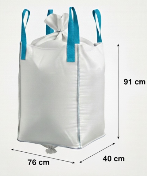 Worek Big Bag | Góra Lej | Dno Lej | 40x76x91cm | SWL 250kg | Nowy | Model 205