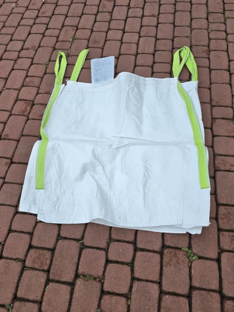 Worek Big Bag | Góra Otwarta | Dno Płaskie | 90X90X100cm | SWL : 1000kg | Nowy | Model 003