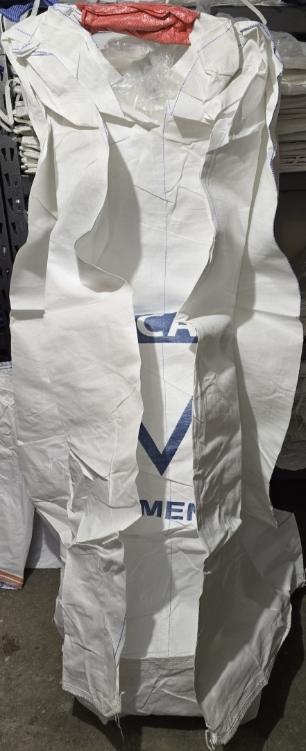 Worek Big Bag |Góra Otwarta | Dno Płaskie | Wkład Foliowy| 92x92x175cm |1 Uchwyt | SWL: 1500Kg | Nowy | Model 005