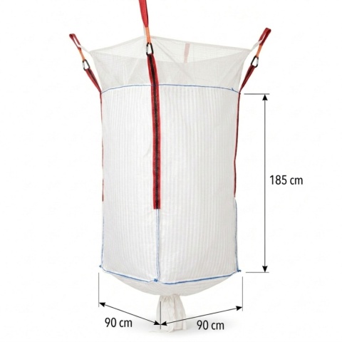 Worek Big Bag Wentylowany 1250kg 90x90x185cm Używany Na Warzywa Owoce