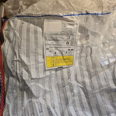 Worek Big Bag Wentylowany 1250kg 90x90x185cm Używany Na Warzywa Owoce