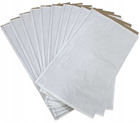 Worek PP 50kg z Wkładem Papierowym | 60x105cm | Biały | Nowy | Model 401