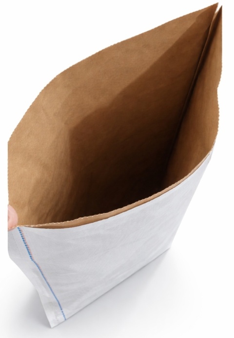 Worek PP 50kg z Wkładem Papierowym | 60x105cm | Biały | Nowy | Model 401